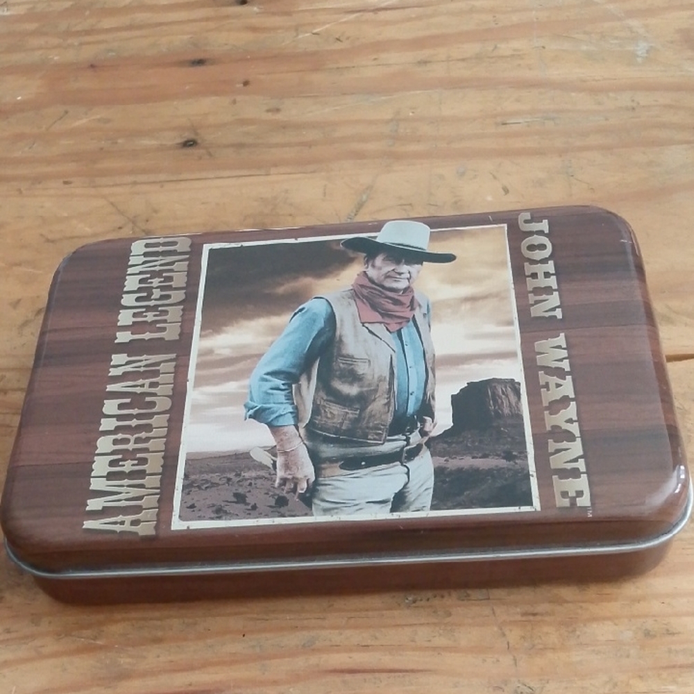 Brown Key and Card Holder with Western Theme Double Deck Sealed Cards